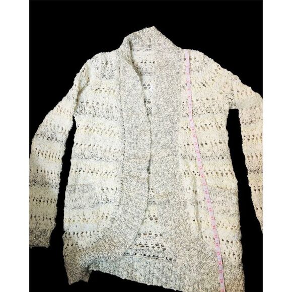Anthropologie Knitted & Knotted Soubrette Marled Sequin Cardigan - Picture 12 of 12